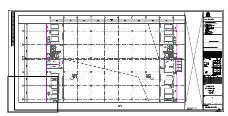 工业厂房-电气-生产用房(大)15一层夹层-接地平面图_图1