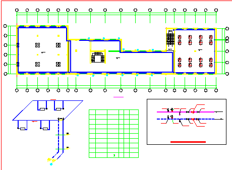厂房建筑散热器采暖系统设计施工图（机械循环热水系统）_图1