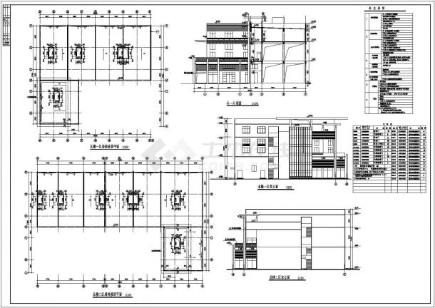 【江阴】步行街建筑施工图设计，带效果图-图二