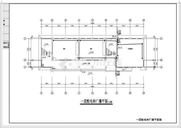 【安徽】中学教学楼电气设计施工图-图二