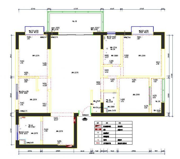 简洁住宅四居室详细装修设计施工图_图1