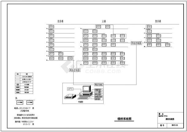 【江苏】多层酒店弱电智能化施工图（28张）-图一