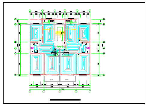 住宅单元楼地板辐射供暖采暖系统设计施工图-图二