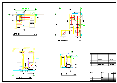 广场及地下工程空调通风系统设计施工图（汽车库、多功能厅）-图一