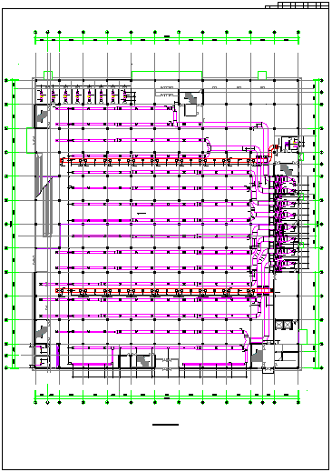 大型超市建筑空调通风系统设计施工图（直燃型溴化锂）