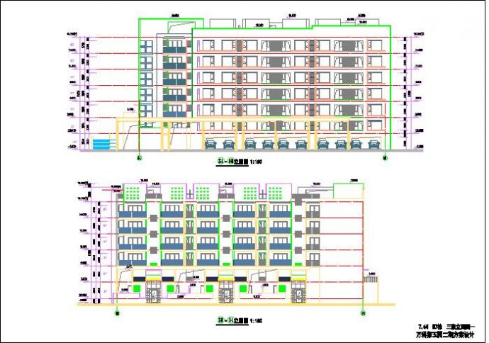 多层住宅建筑施工图cad（全套）_图1