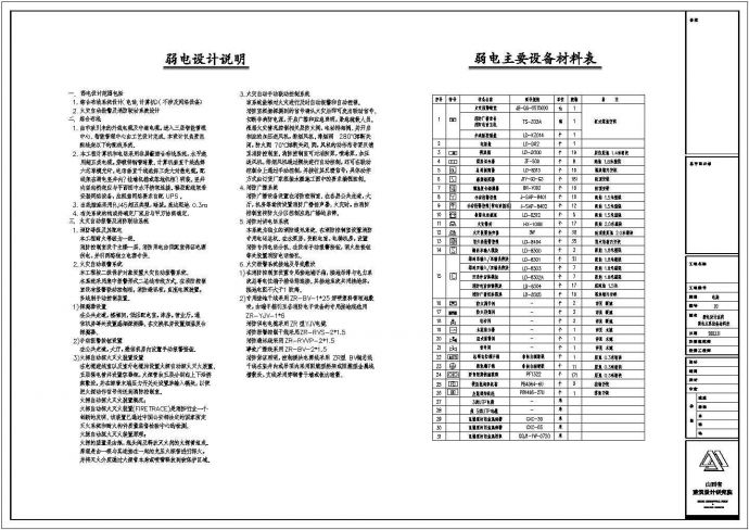 电信弱电全套设计cad图，共10张_图1