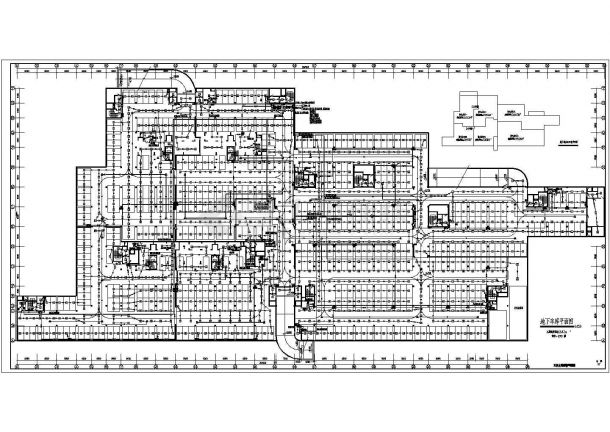 大型地下车库强弱电全套设计图-图二