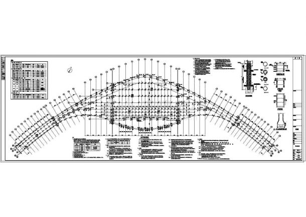 某国际机场航站楼桩基结构图-图一