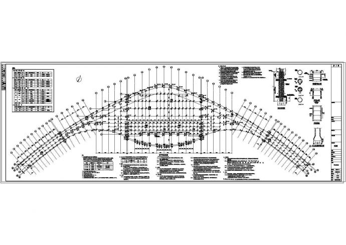 某国际机场航站楼桩基结构图_图1