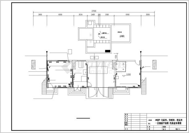 化验、变压器、液压室电气设计cad图-图一
