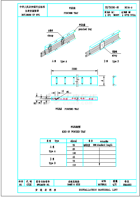 非常实用的HK09仪表管、缆及桥架安装图（65张、标注精确）-图二