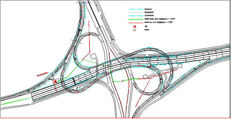 很有代表性的某桥体照明设计施工CAD图纸