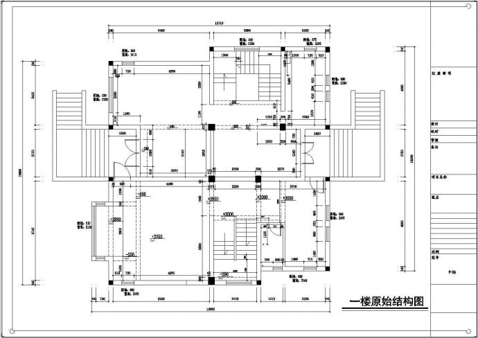 【常熟】美式古典风格三层独栋别墅样板间装修施工CAD图（附效果）_图1