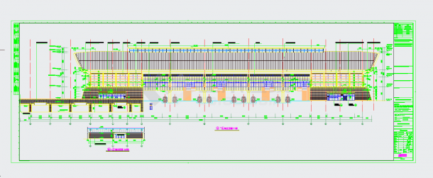 某地厦门火车站站房全套建筑施工图-建筑CAD图纸-图二