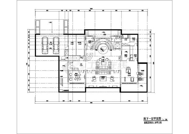 【江苏】三层新古典法式高端独栋别墅设计施工图-图二