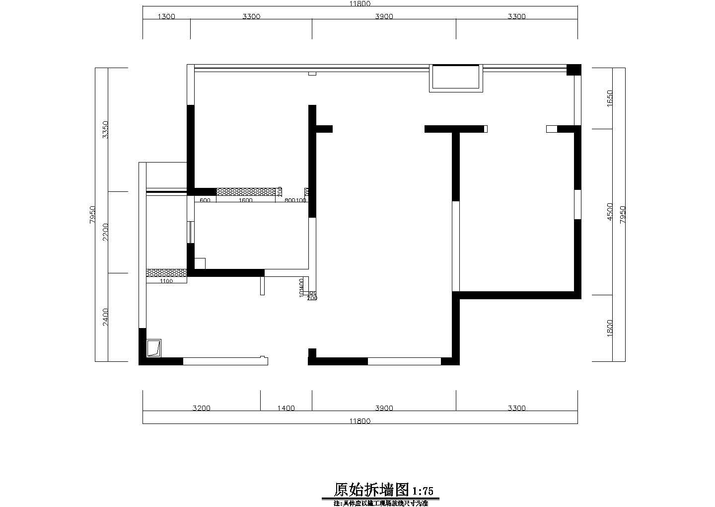 精品简约现代风格三居室装修室内设计施工cad图（附软装方案）