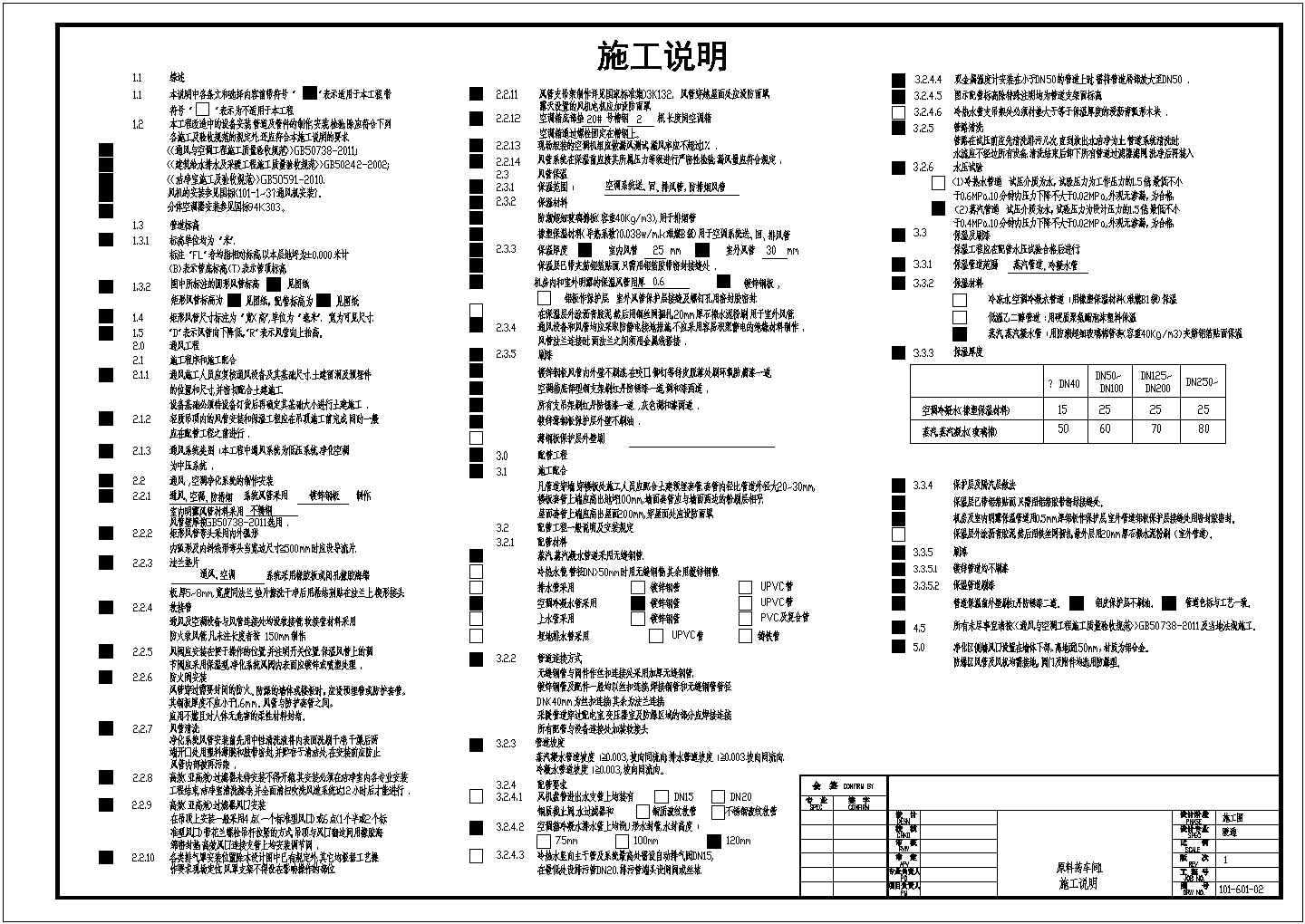 【四川】医药厂房暖通空调设计施工图纸