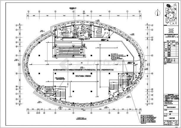 住宅小区电气全套施工图纸（标注比较详细）-图一