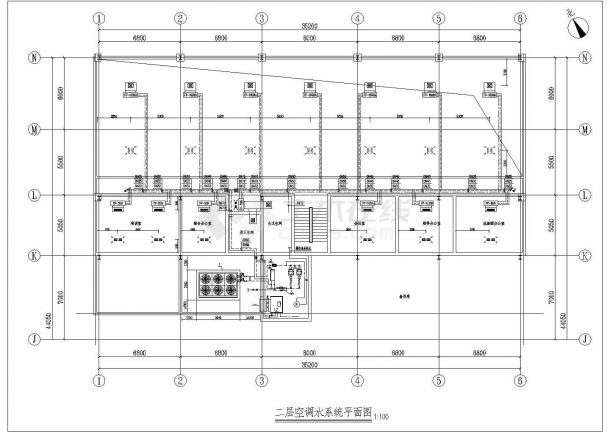 北京某汽车专卖店空调设计图-图二