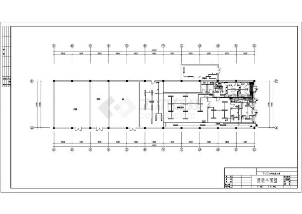 青岛市某办公楼空调设计CAD布置图-图二