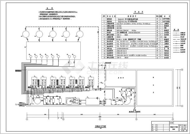 空调机房设计cad图,含说明-图二