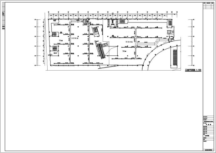 青岛市某大型商业街空调设计CAD布置图_图1