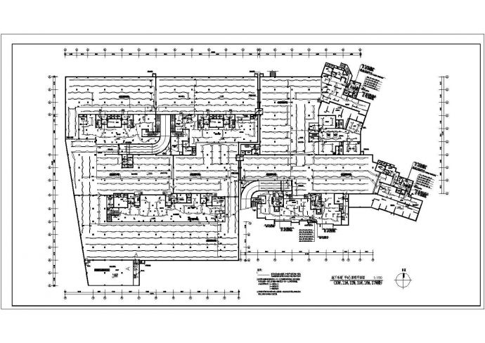 某地区地下室电气设计平面图纸_图1