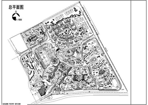 [重庆]居住区组团绿地景观工程施工图-图二