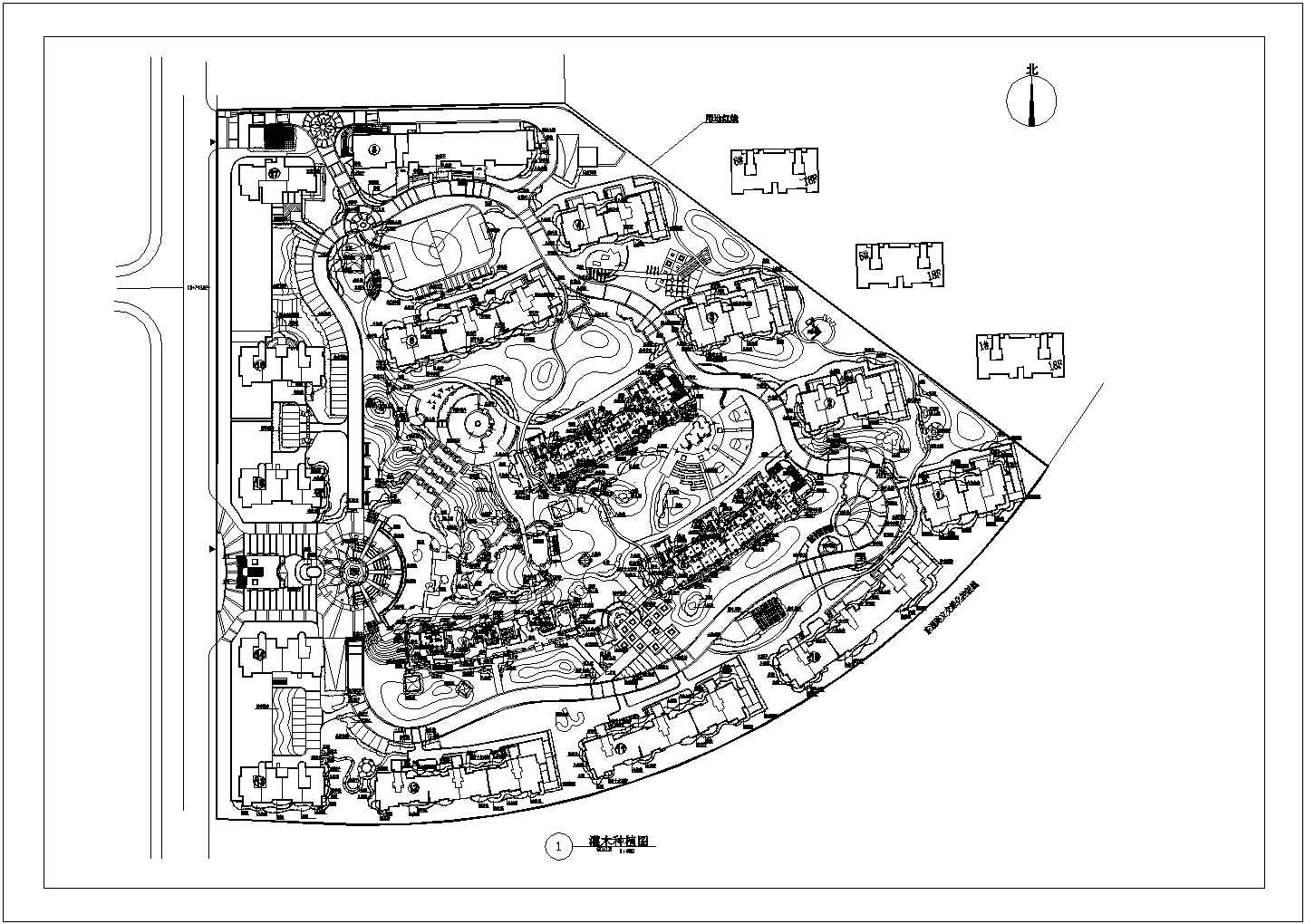 杭州某住宅社区景观设计施工图