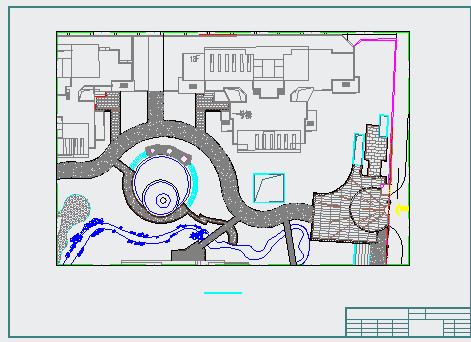 住宅区景观CAD规划详图-图二