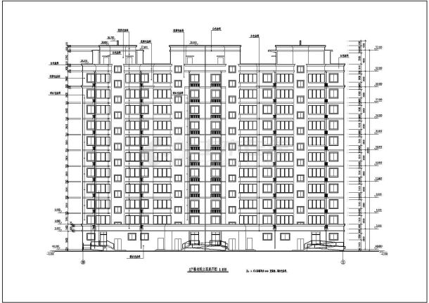 某地区户型建筑设计图纸（共6张）-图一