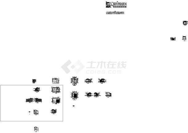 16个保安亭、小区主入口大门cad节点详图-图二