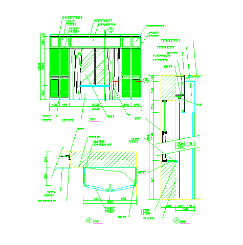 非常实用的建筑常用窗户和窗帘大样设计CAD详图（近200种）-图一