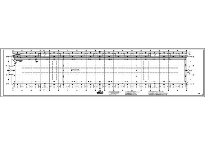 23米X151米钢结构厂房建筑结构水电_图1