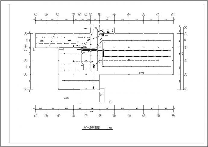 某地区商住楼地下车库电气设计施工图纸_图1