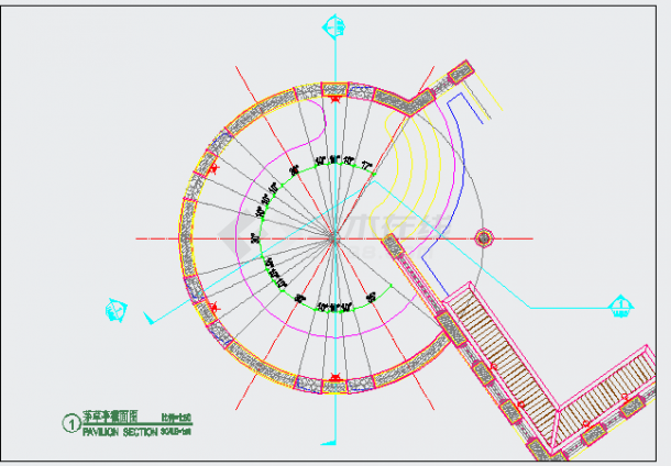 [广东]某庭院景观工程施工图-图二