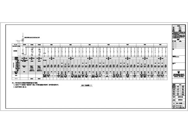 某地综合大厦变电室电气图（全套）-图一
