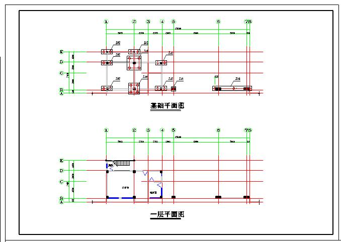 现代造型大门设计图（6个CAD文件）_图1