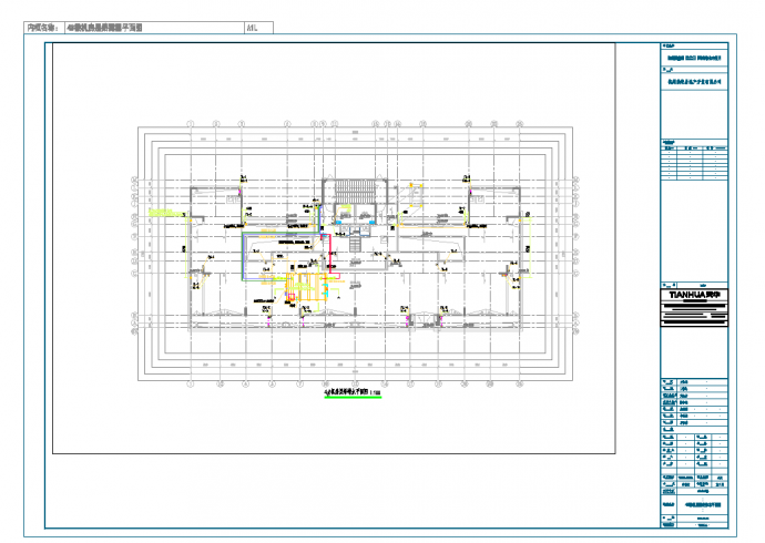 某地杭州中心区大型高层楼盘给排水施工图CAD图纸_图1