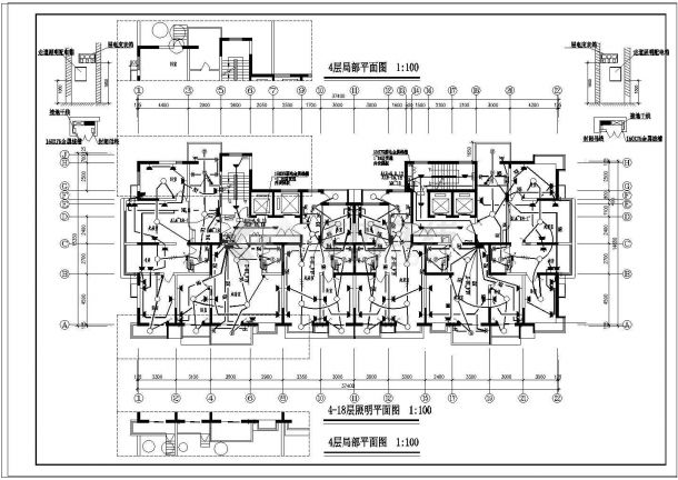 【武汉】某高层住宅楼电气设计施工图-图一