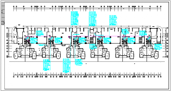 某住宅楼首层干线平面规划设计图纸_图1