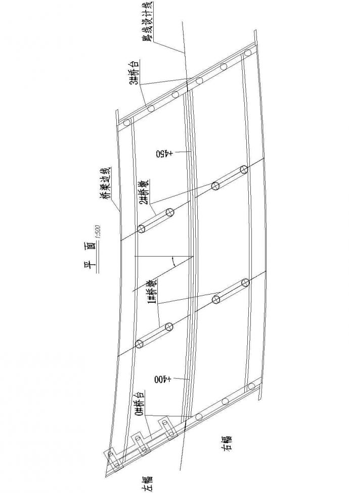 3×25m预应力连续箱梁桥施工组织设计附CAD（1.8米桩基）_图1