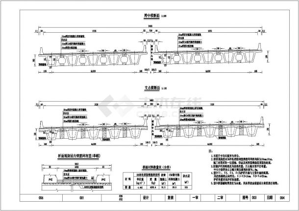 [贵州]30m预应力混凝土简支箱梁分离式立交施工图32张附结构计算书54页-图一