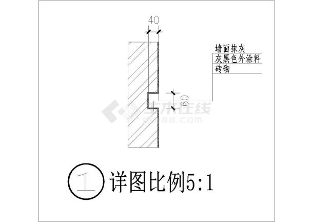 欧式风格大门CAD布置图-图一