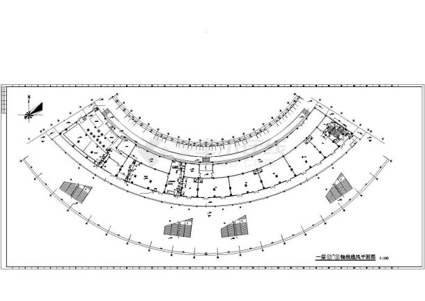 【重庆】小型体育场空调及通风排烟系统施工图（甲级设计院 防爆风机）-图二