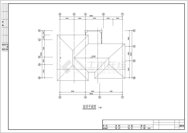 三层单家独院式别墅建筑施工图，带效果图-图一