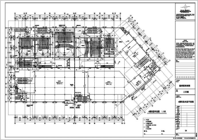 某电影院建筑设计图纸（CAD）详细_图1