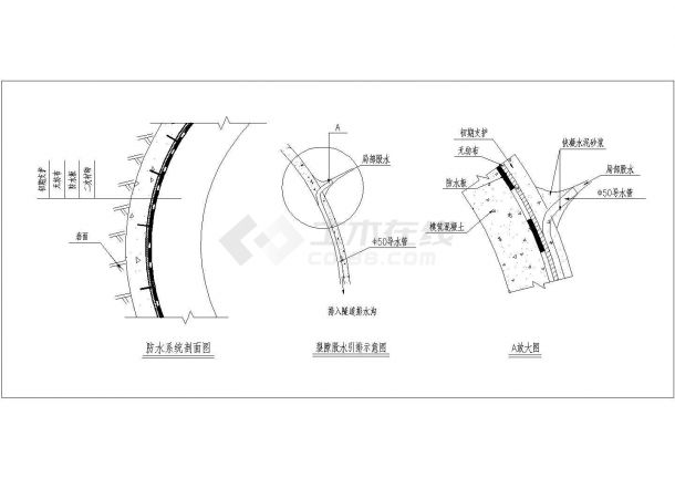 耳墙式洞门隧道实施性施工组织设计261页附CAD(钻爆法横洞平导)-图一