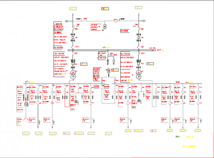 某地区35KV变电所一次系统设计图_图1